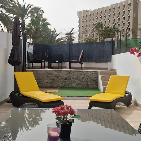 Sunny Large Terrace In Center Of Americas * Playa de las Américas